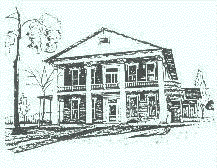 Drawing of the Gibson House