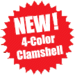 New 4 color clamshell